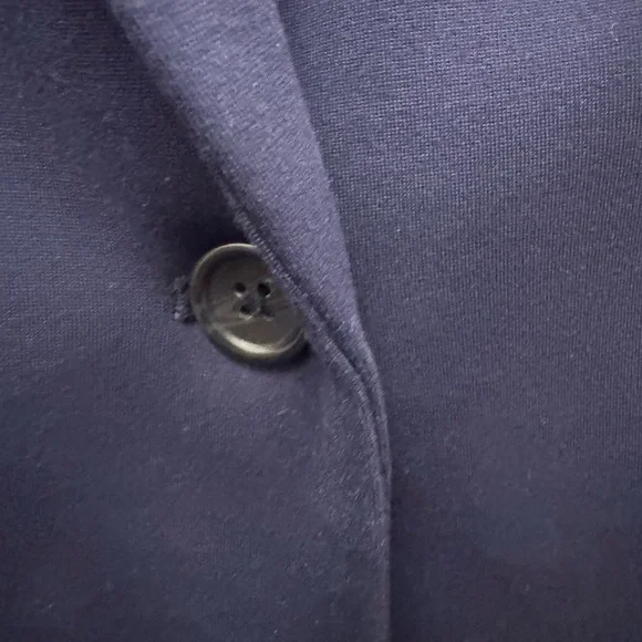J. Crew Factory Ponte work blazer AS336 12 Navy Blue - Picture 9 of 11